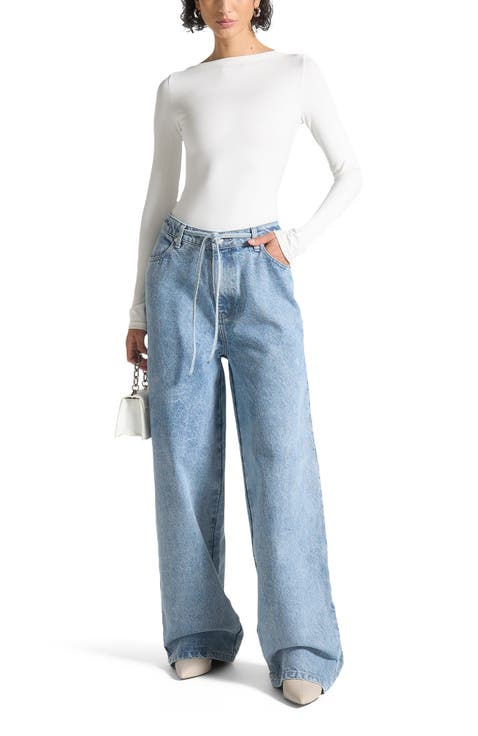 Eva Boat Neck Bodysuit