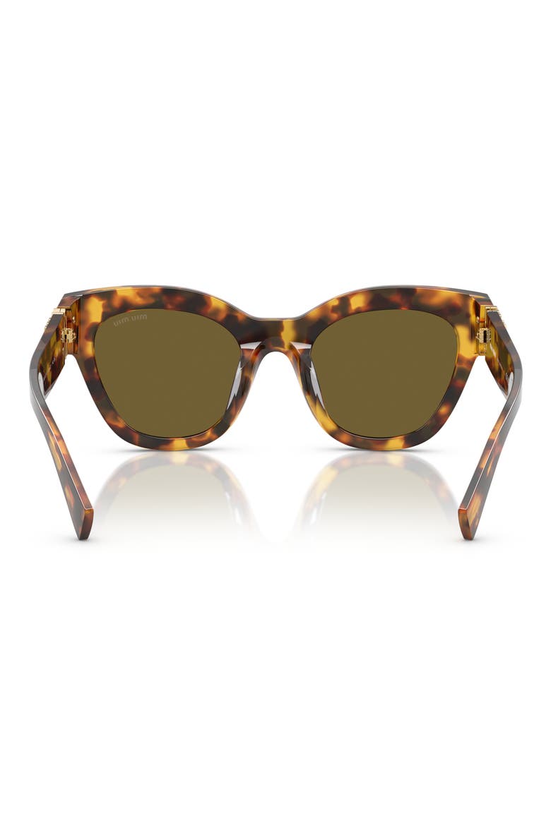 51mm Square Sunglasses, Alternate, color, HAVANA HONEY / DARK BROWN