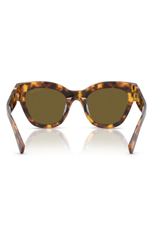 Miu Miu 51mm Square Sunglasses In Blond Hav