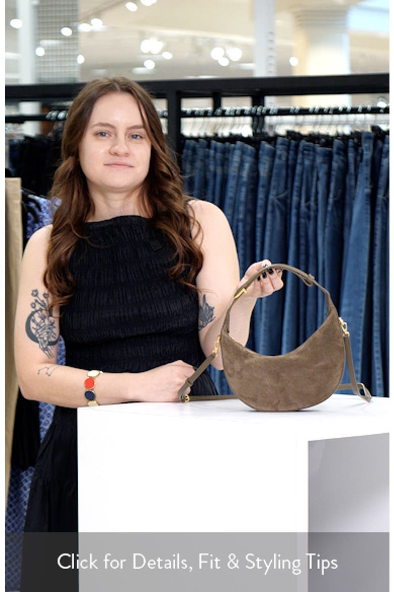 Mini Eris Suede Hobo Bag video