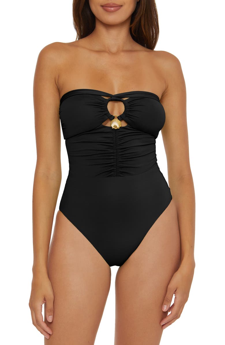 Soluna Shell One-Piece Swimsuit, Alternate, color, 