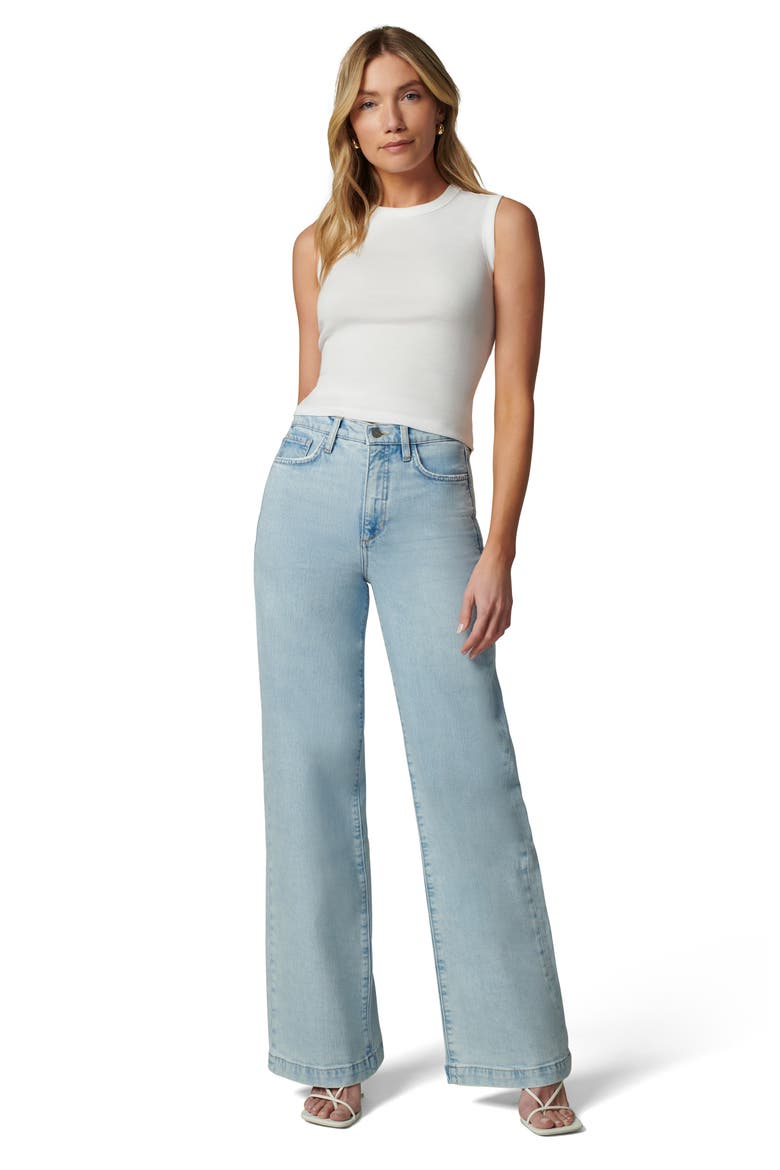 The Mia High Waist Wide Leg Jeans, Alternate, color, FEELIN SPARKS