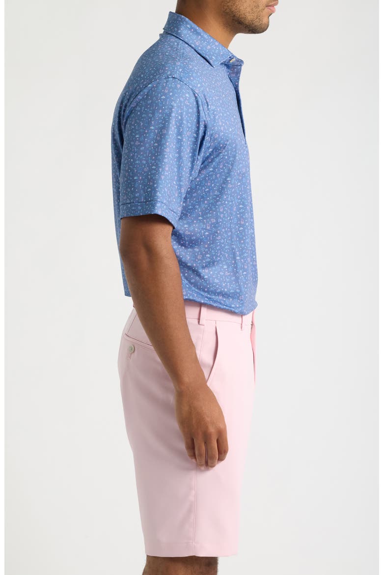 Ridge Summer Comfort Performance Jersey Polo, Alternate, color, BALI BLUE