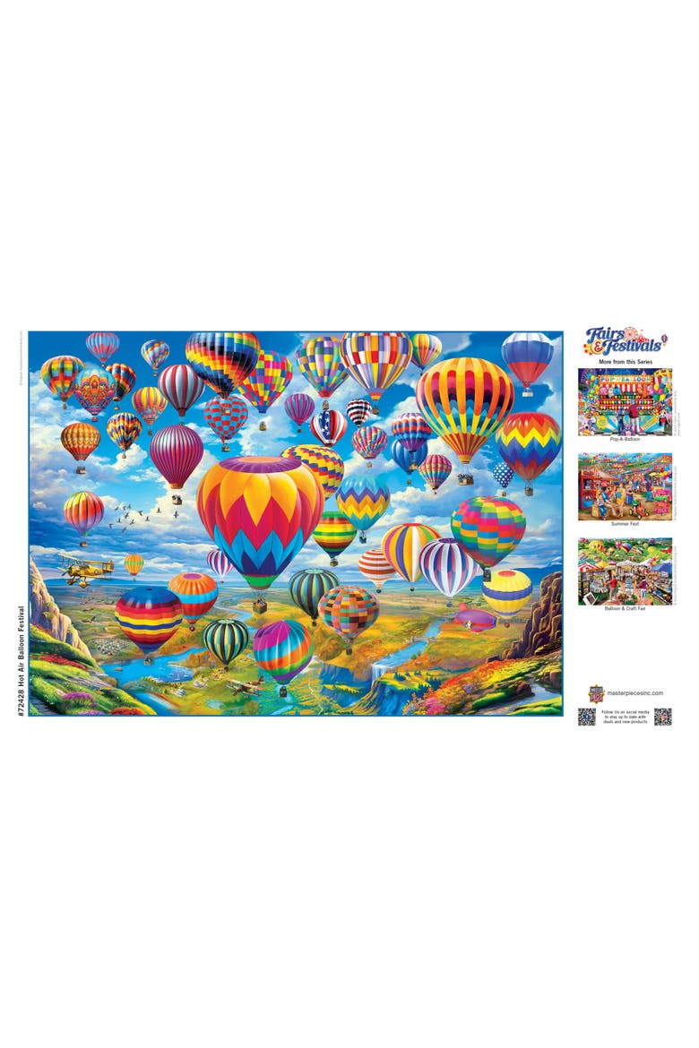 Hot Air Balloon Festival 1000pc Puzzle, Alternate, color, Multicolor