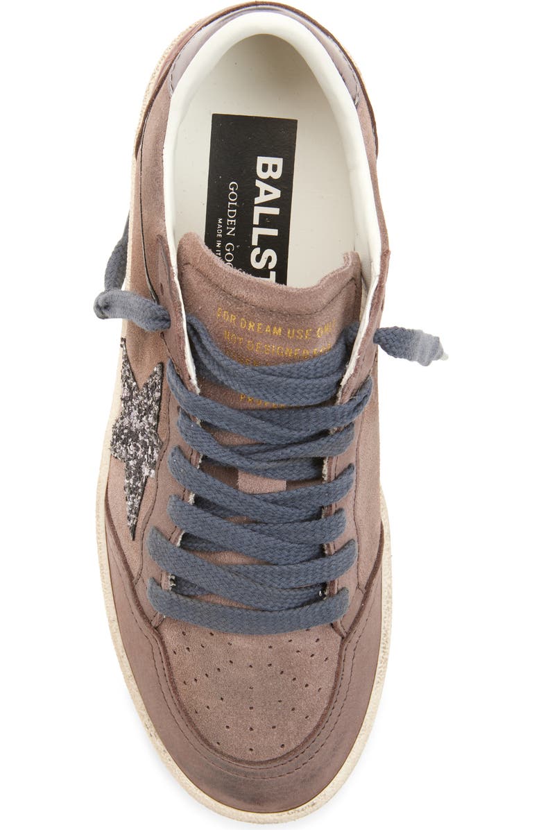 Golden Goose Ball Star Low Top Sneaker, Alternate, color, Lavander Gey/ Silver/ Ametist