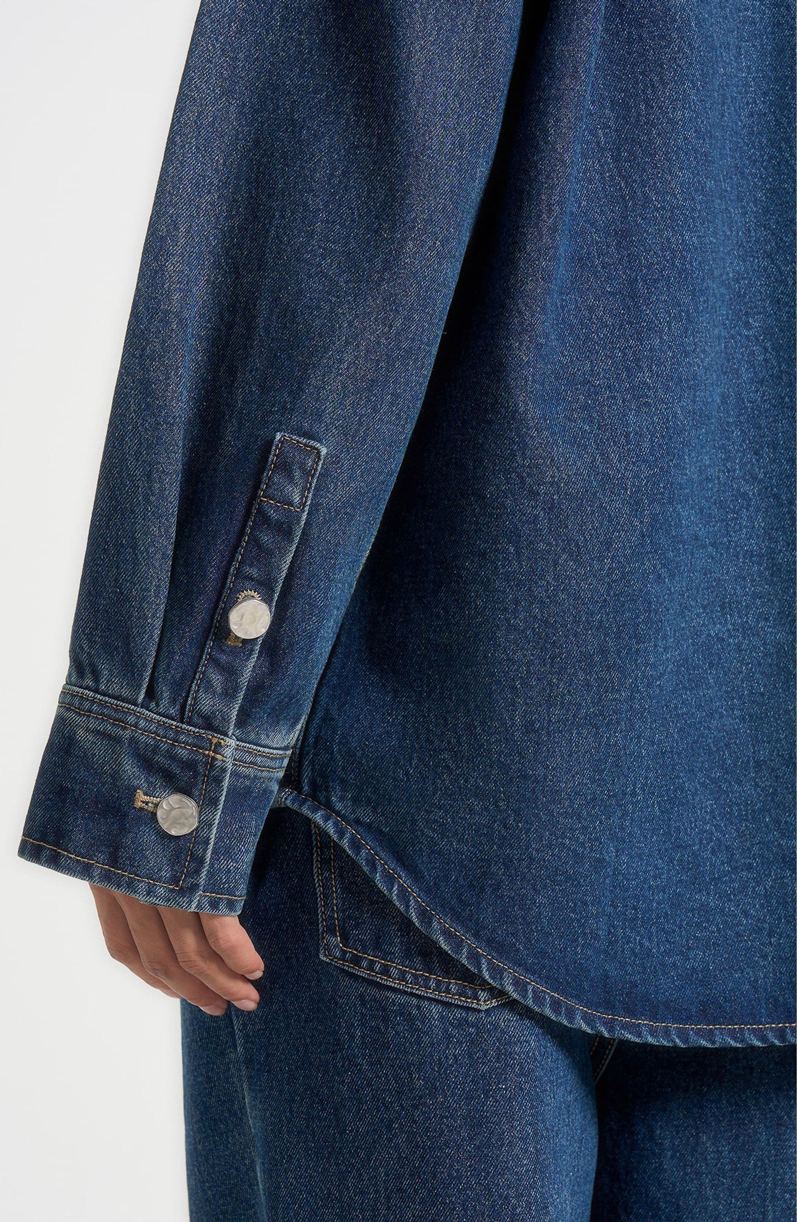 Joy Denim Oversized Shirt - image 4