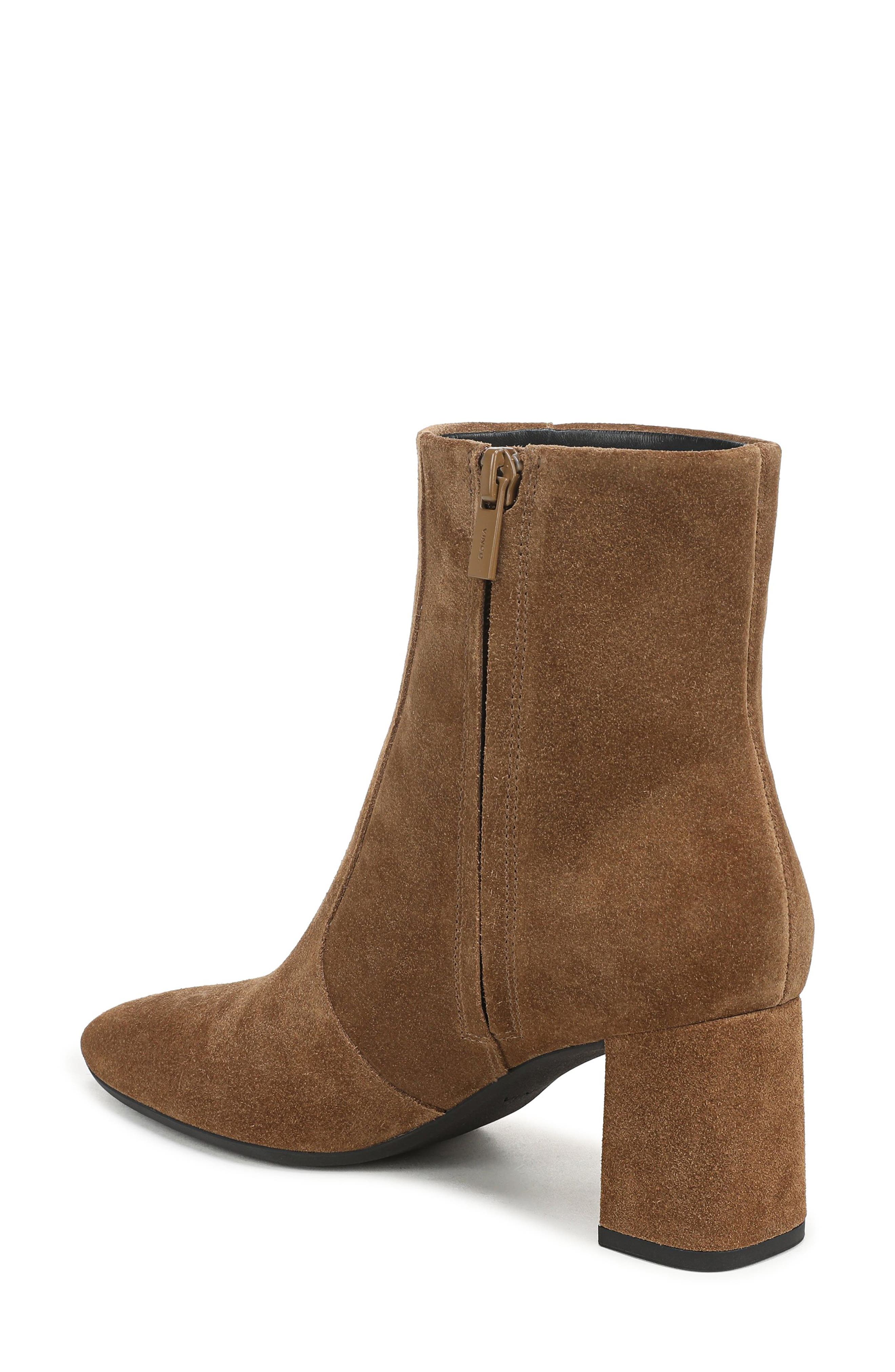 Tegan Leather Bootie, Alternate, color, ELMWOOD SUEDE