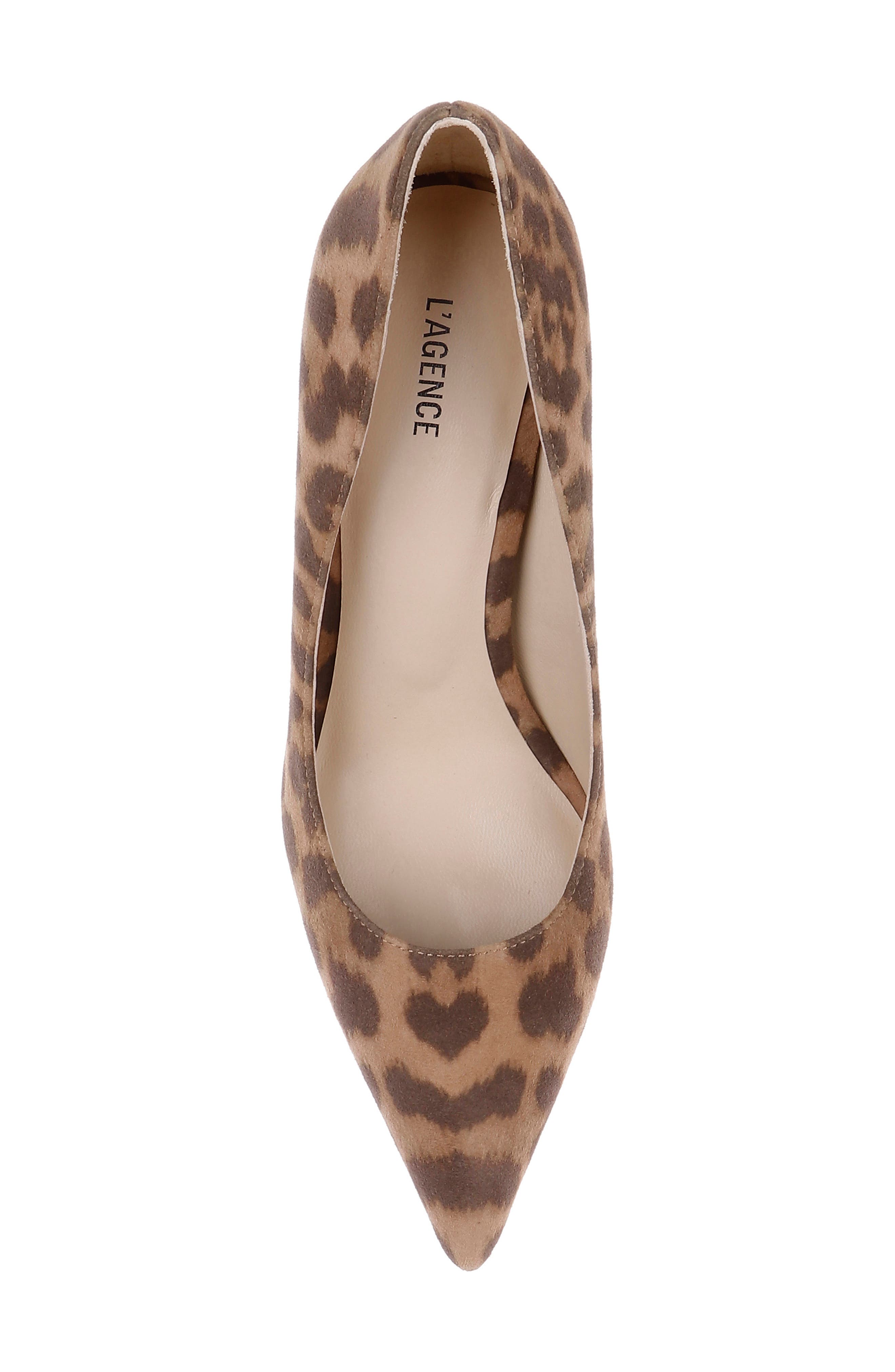 Maelle Pointed Toe Pump, Alternate, color, LEOPARD