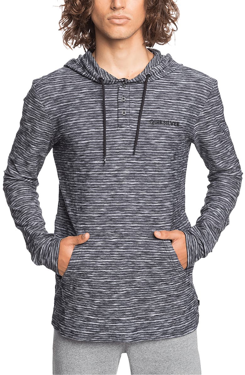 Quiksilver Kentin Henley Pullover Hoodie, Main, color,