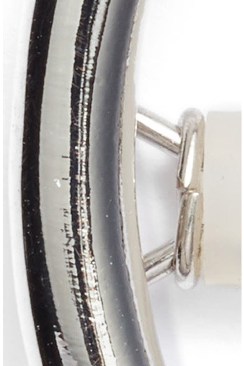 Circle Barrette (Nordstrom Exclusive), Alternate, color, SILVER