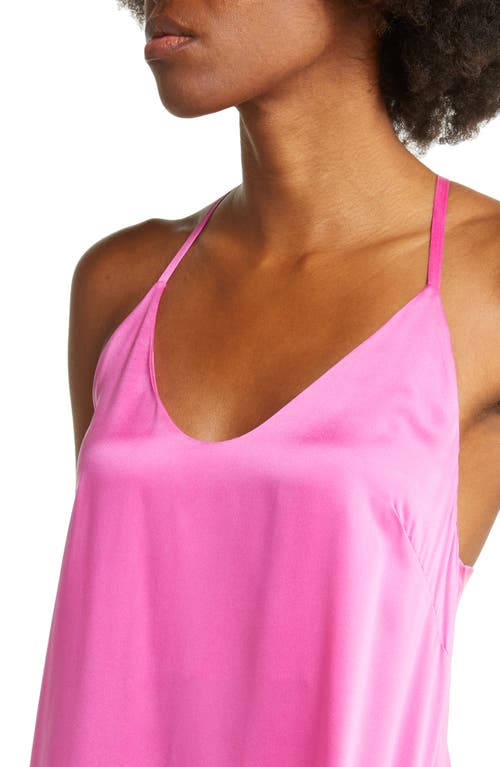 Shop Lunya Washable Silk Nightgown In Caffeinated Pink