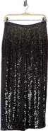 TWP Sylkie Sequin Silk Midi Skirt