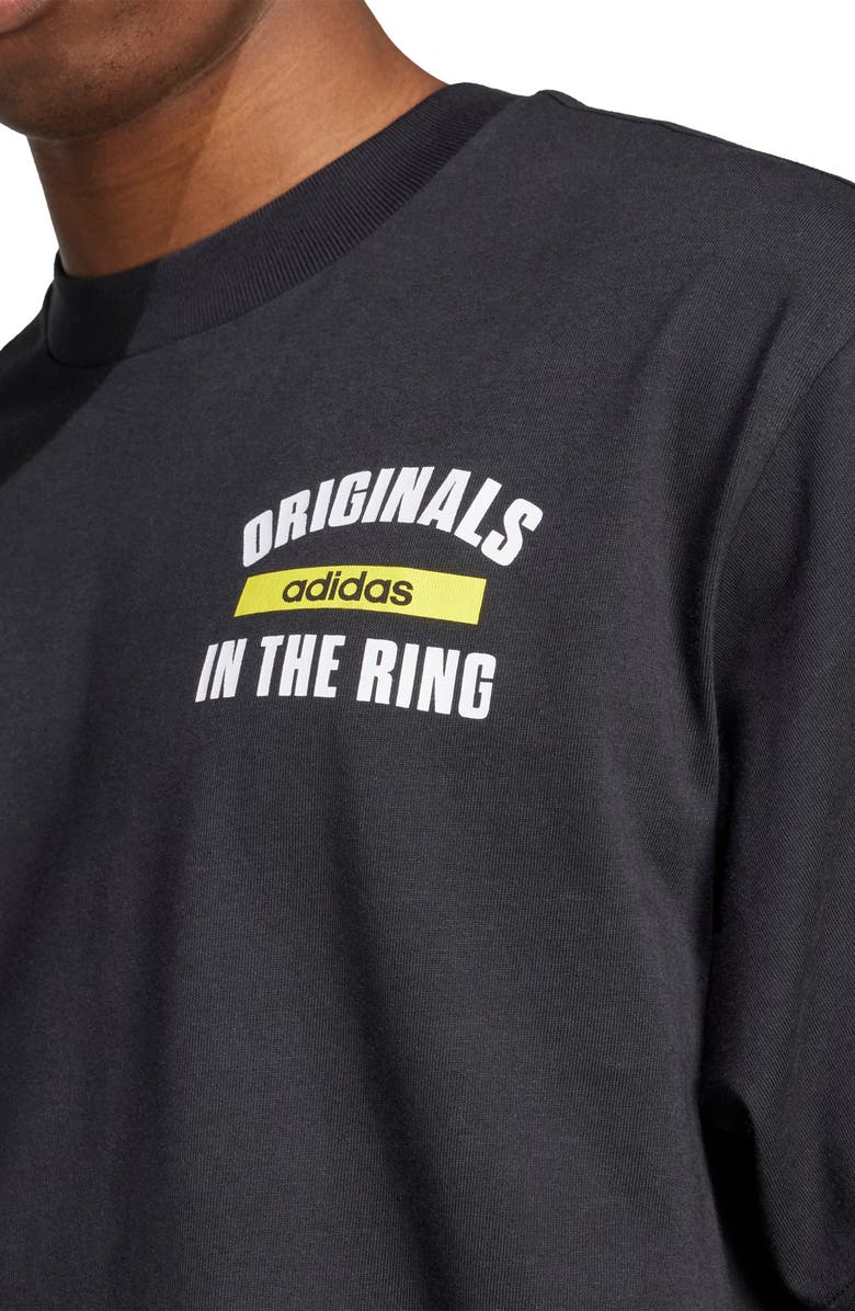 adidas GFX Ring Graphic T-Shirt, Alternate, color, Black