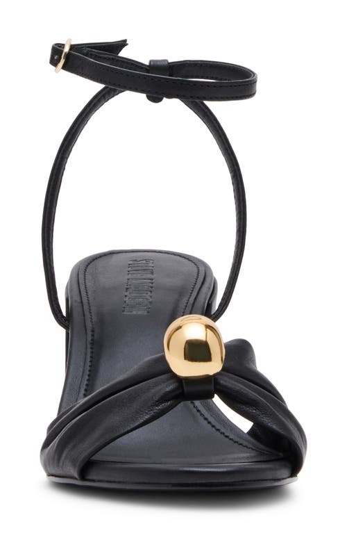 Steve Madden Caden Ankle Strap Sandal In Black