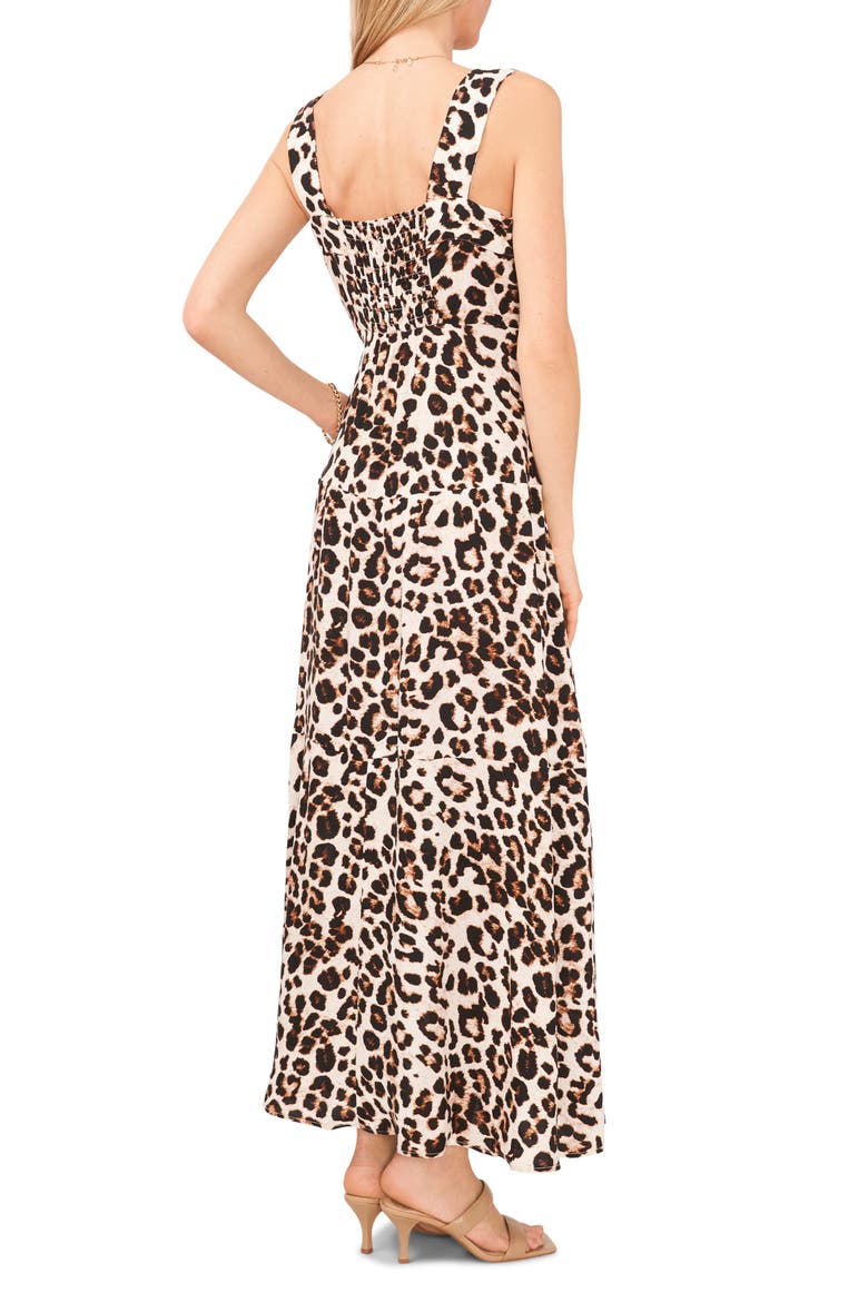 Print Maxi Dress, Alternate, color, NEW IVORY