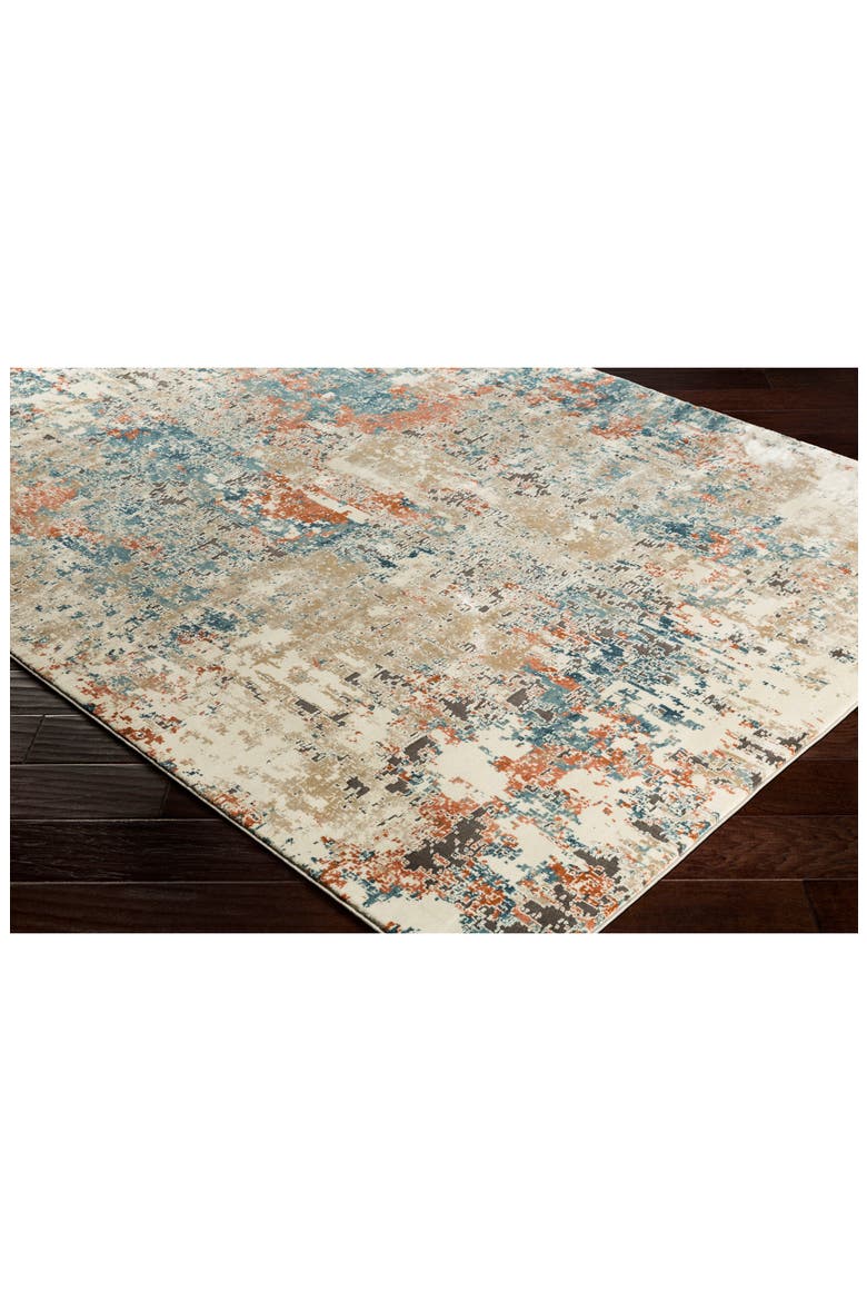 Pune Modern Area Rug, Alternate, color, TEAL