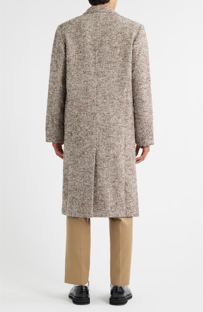KROST Elliot Wool Blend Overcoat, Alternate, color, Sepia Rose