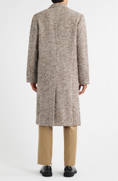 Krost Elliot Wool Blend Overcoat In Neutral