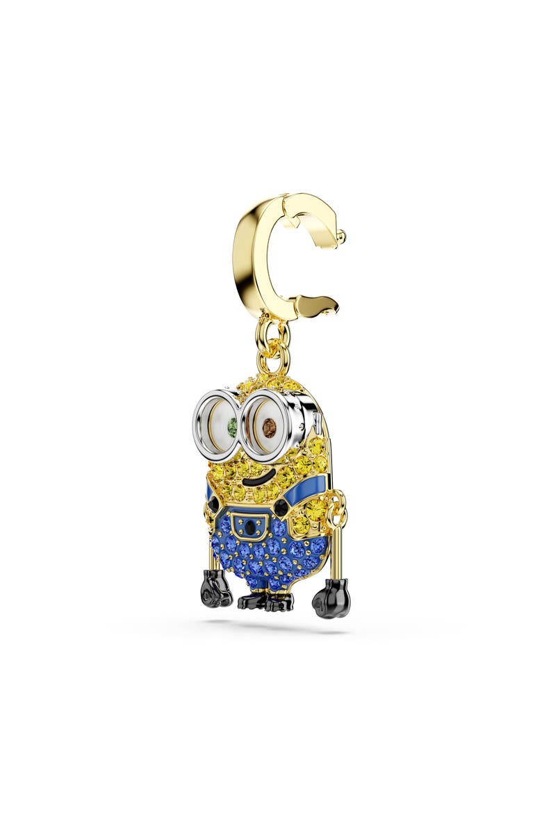 Minions® Bob Crystal Charm, Alternate, color, GOLD/ MULTI