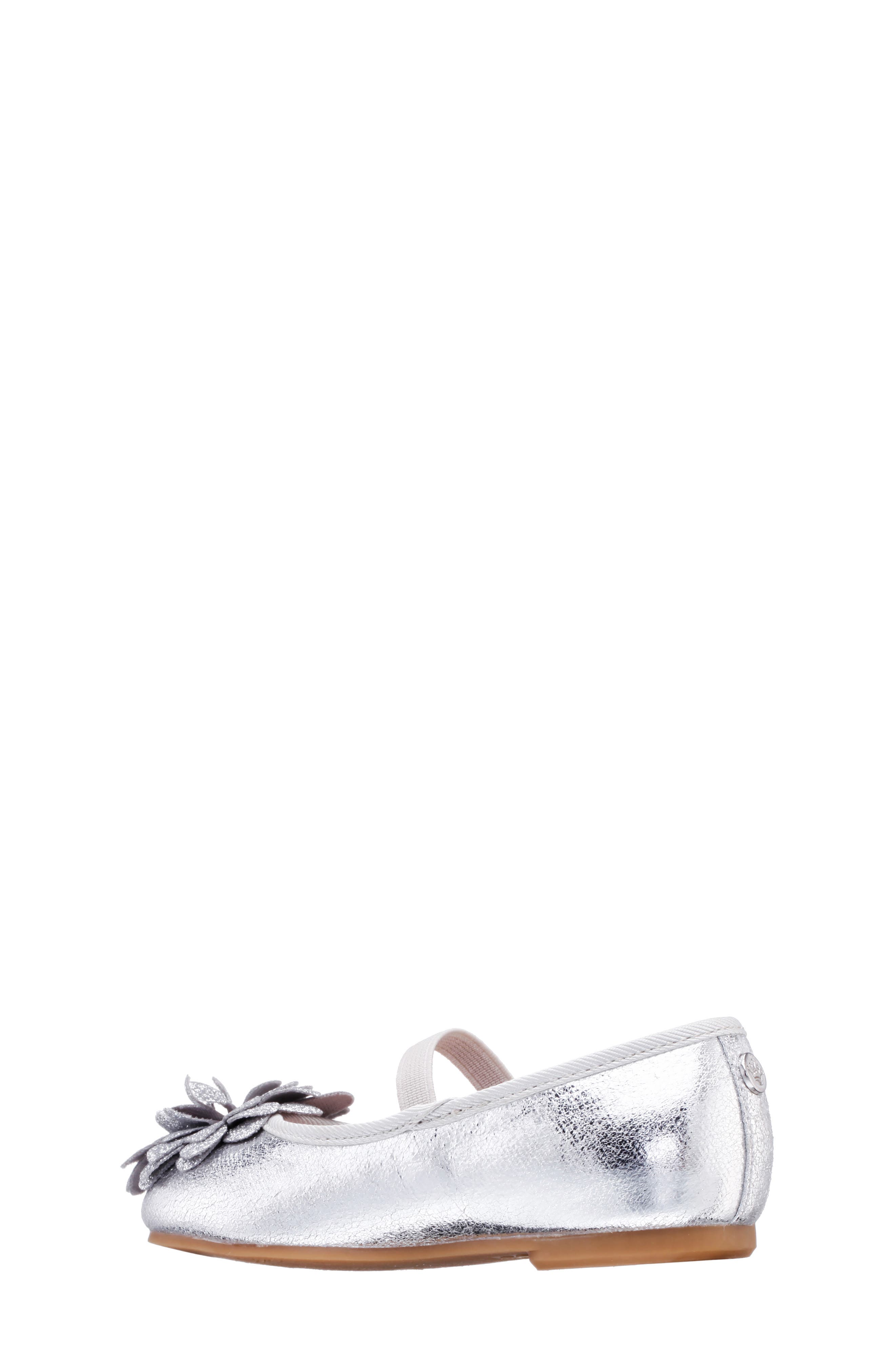 Jeanesse Metallic Ballet Flat, Alternate, color, SILVER METALLIC