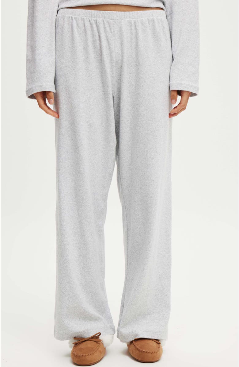 COTTON ON BODY Women's Pointelle Relaxed Wide Leg Pant, Main, color, 