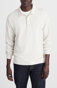 Madewell French Rib Long Sleeve Polo