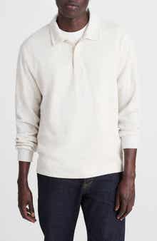 French Rib Long Sleeve Polo