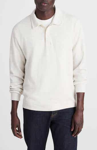 French Rib Long Sleeve Polo