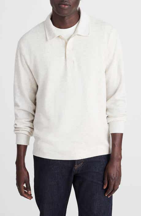 French Rib Long Sleeve Polo