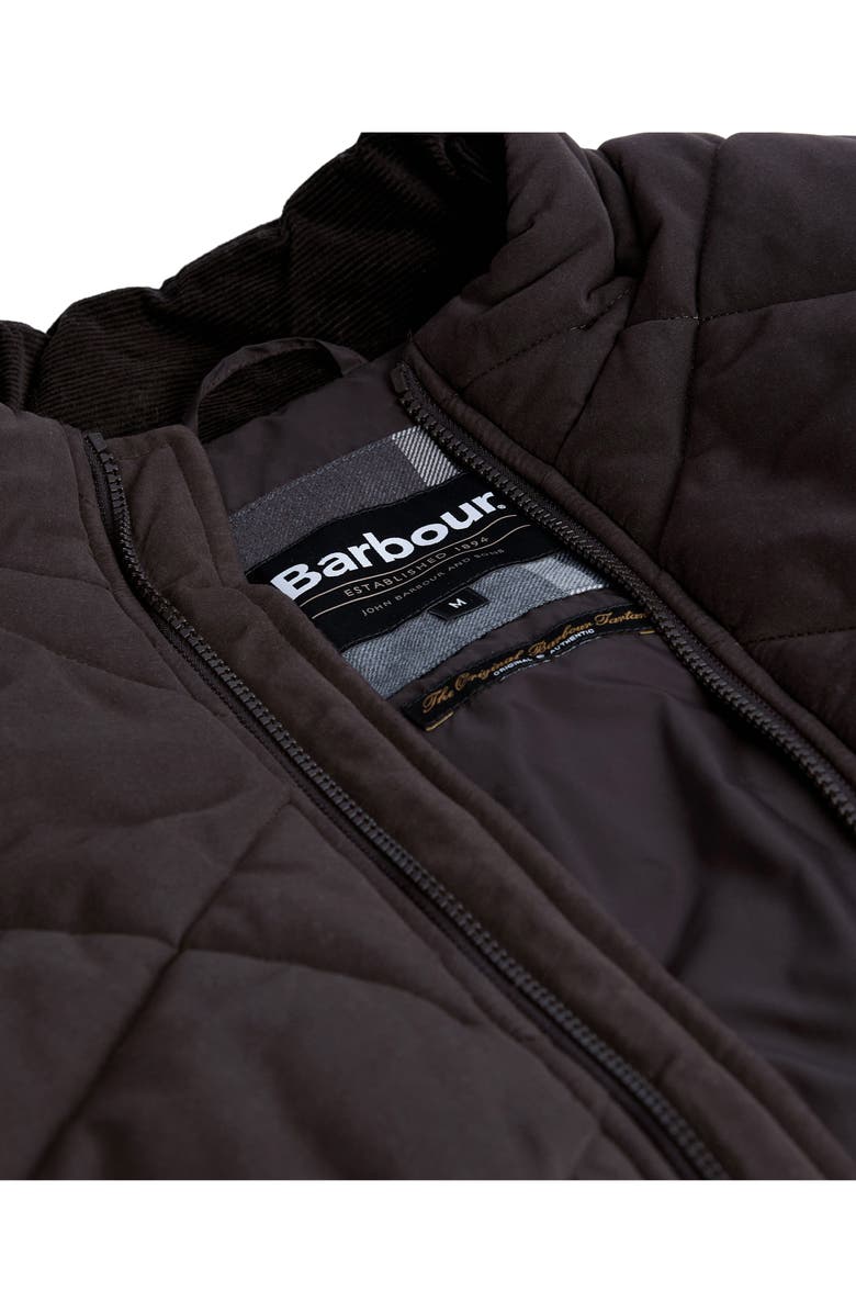 Barbour City Chelsea Quilted Vest, Alternate, color, Black Oak/ Midnight Oak