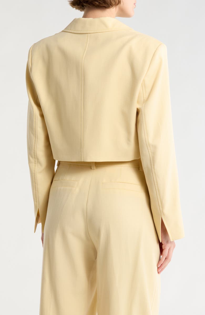 BOSS Orange Jasao Crop Blazer, Alternate, color, Bright Yellow