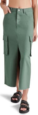 Steve Madden Benson Stretch Twill Cargo Skirt