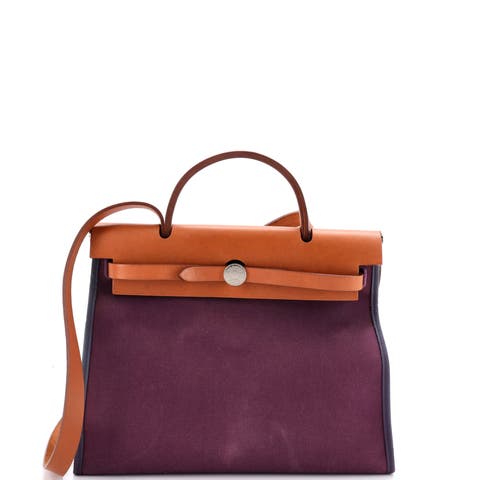 Herbag Zip Leather and Toile 31