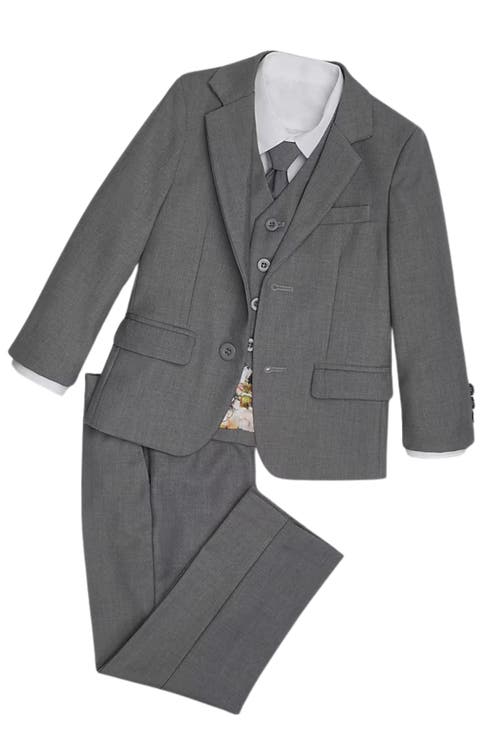 Kids' 007 5-Piece Slim Fit Suit