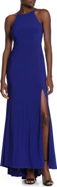 Jump Apparel Halter Neck Gown