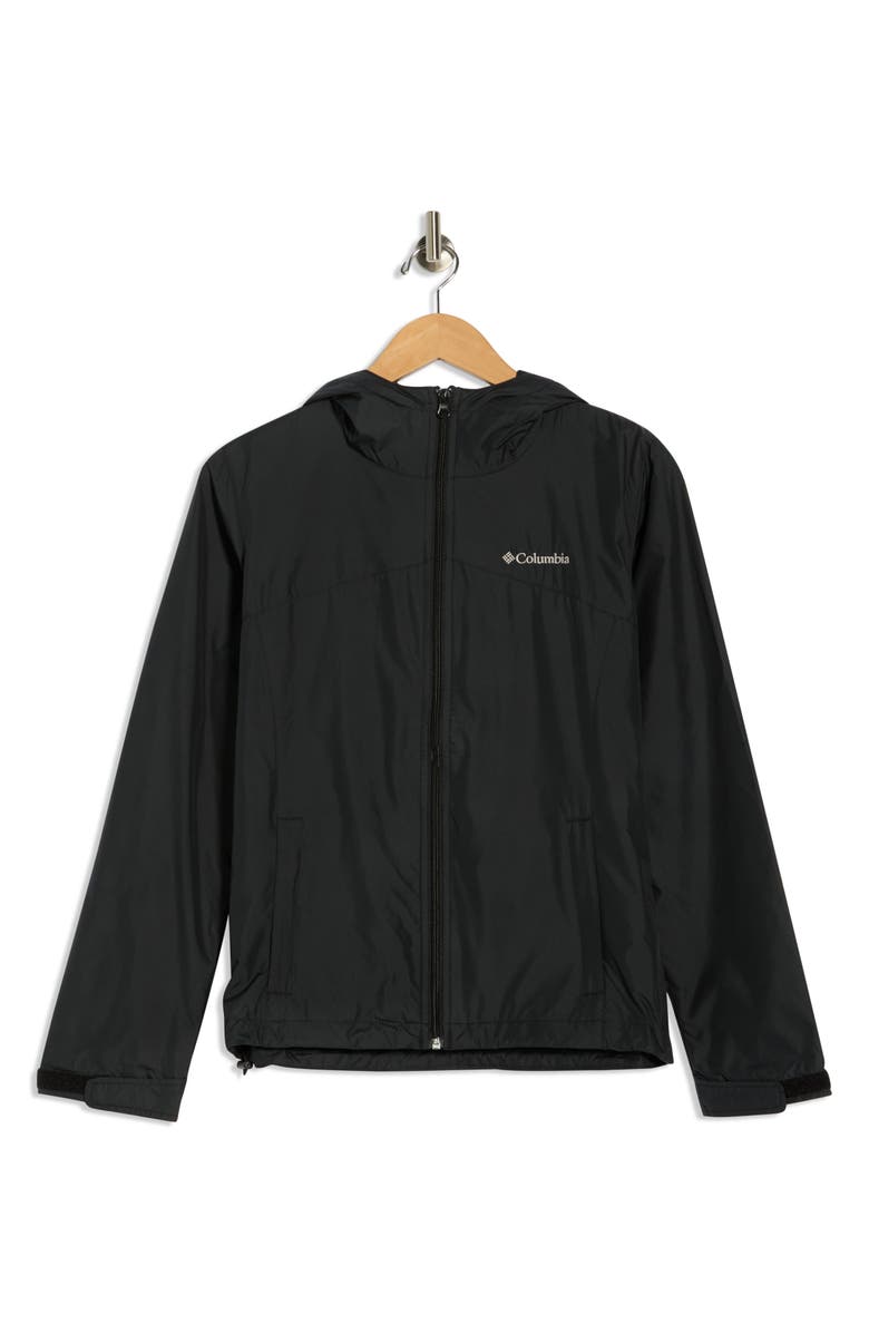 Columbia Zuma Stack III Water Repellent Hooded Jacket, Alternate, color, Black