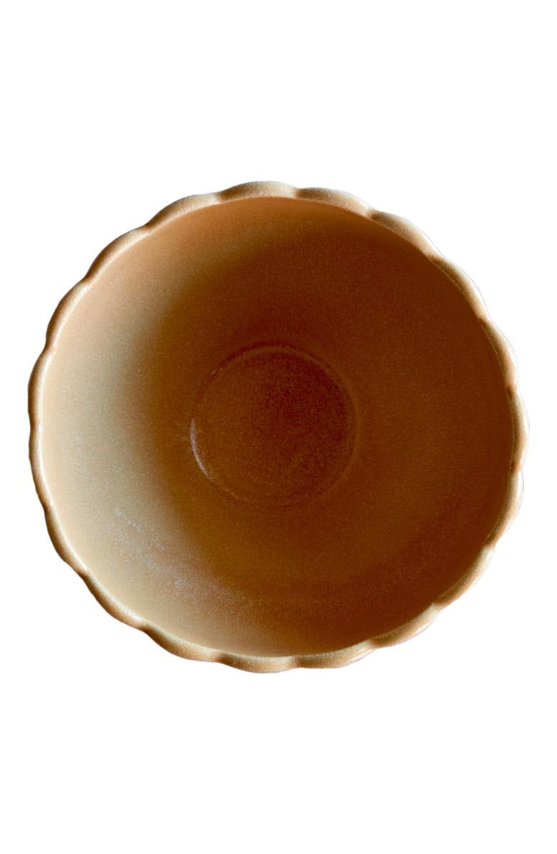 LEMIEUX ET CIE Dhalia Stoneware 4-Piece Bowl Set, Alternate, color, Camel