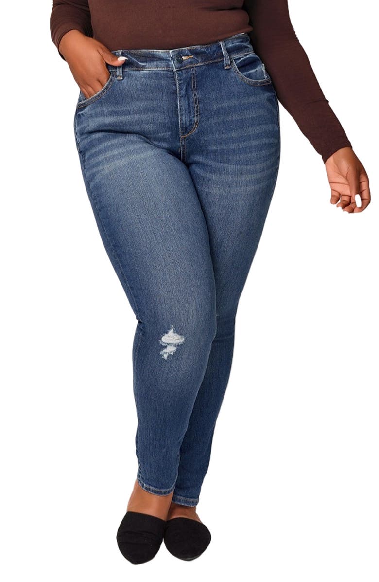 SLINK Jeans High Waist Skinny Jeans, Main, color,