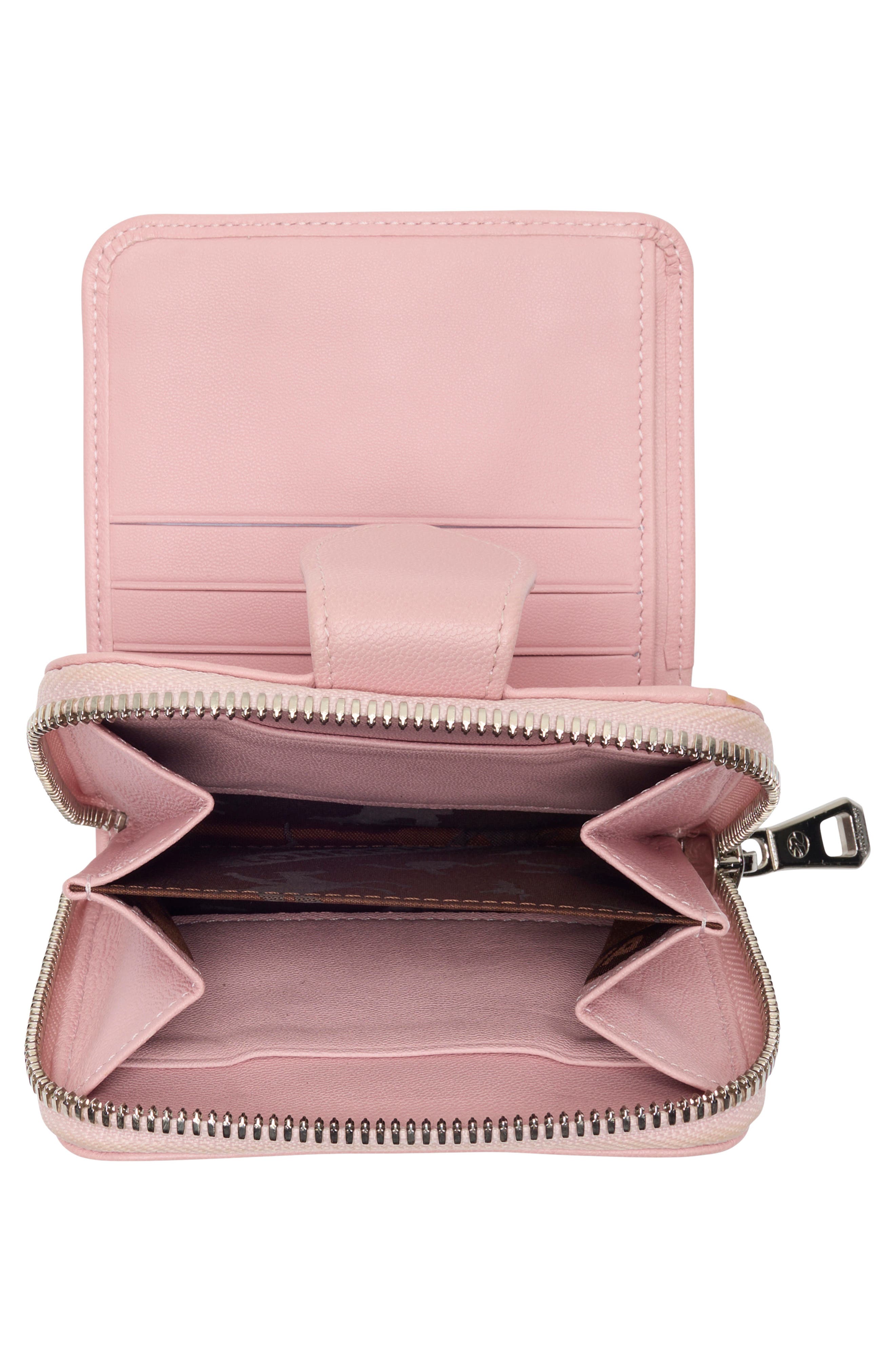 Longchamp Le Pliage Cuir Small Wallet, Alternate, color, Girl