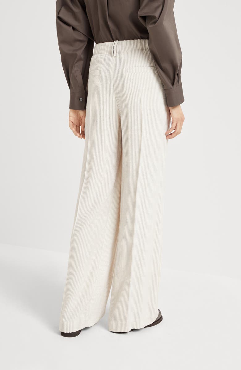 Brunello Cucinelli Sartorial track trousers, Alternate, color, Butter