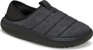 CROCS Classic Vegan Suede Quilted Slip On Shoe