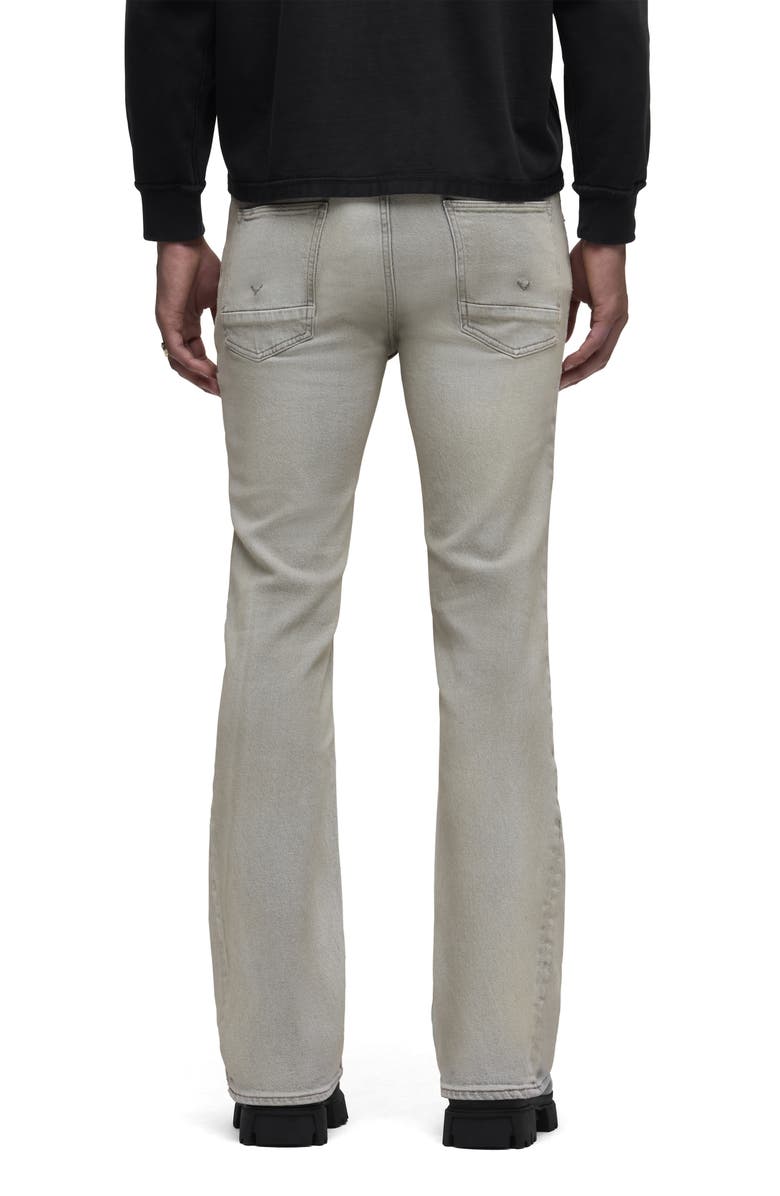 Hudson Jeans Walker Kick Flare Jeans, Alternate, color, Chalk Mist