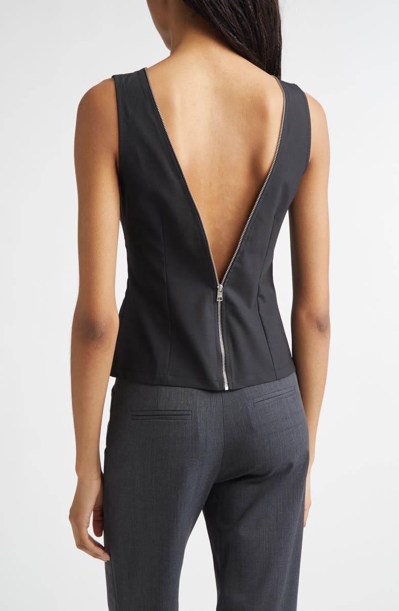 Paloma Wool Fase Stretch Suiting Top, Alternate, color, Black