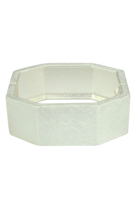 Fia Octagon Hinge Bangle
