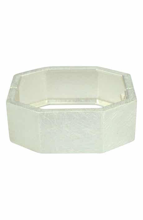 Fia Octagon Hinge Bangle