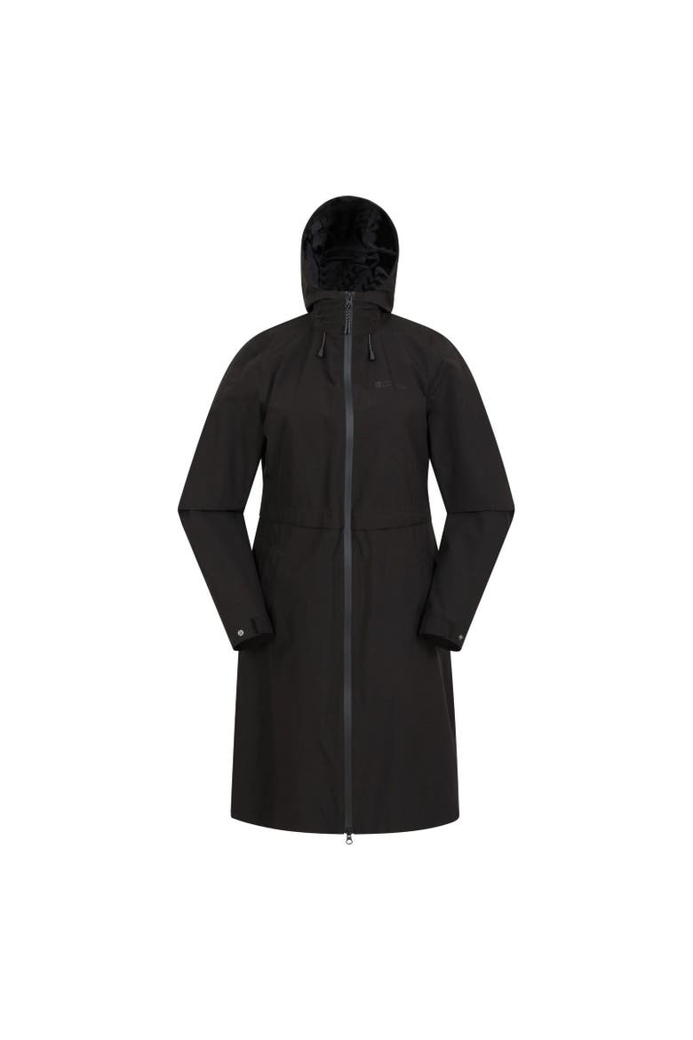 Hilltop Extra Long Waterproof Jacket, Main, color, Black