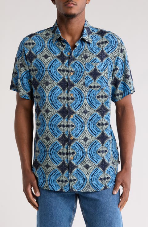 Venice Relaxed Fit Short Sleeve Button-Up Shirt