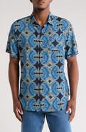 Union Venice Relaxed Fit Short Sleeve Button-Up Shirt