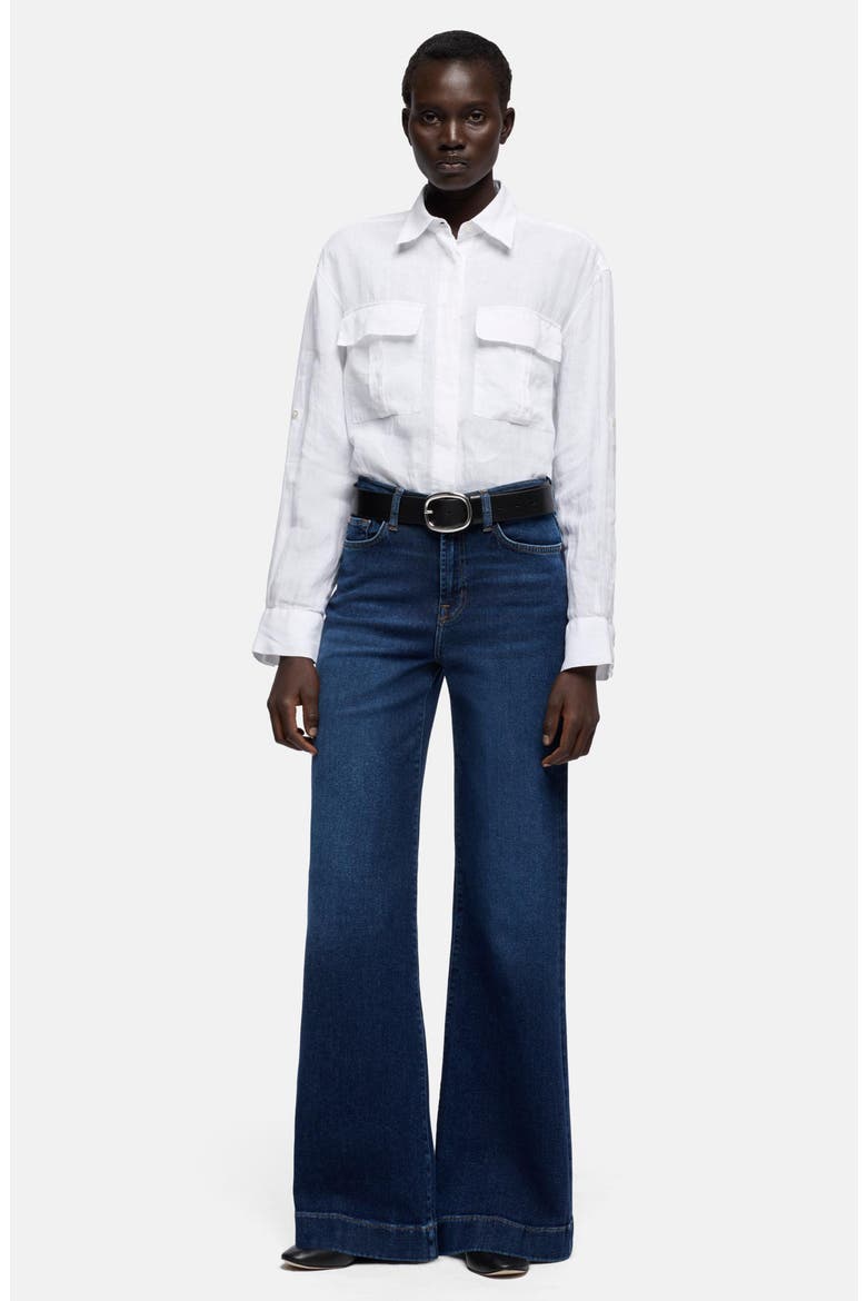 Modern Dojo High Waist Flare Jeans, Alternate, color, BLUE VIBE