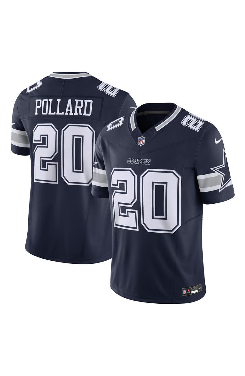 Nike Men's Nike Tony Pollard Navy Dallas Cowboys Vapor F.U.S.E. Limited Jersey, Main, color, 